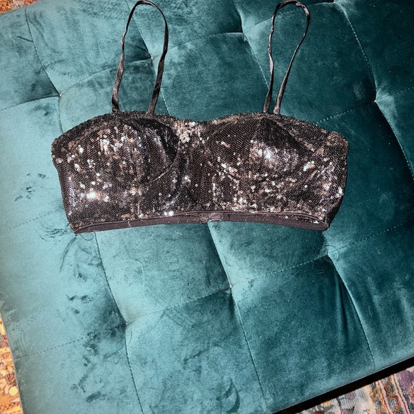 Vintage Forever 21 sequin bra top “Madonna Style” size medium - Picture 4 of 9